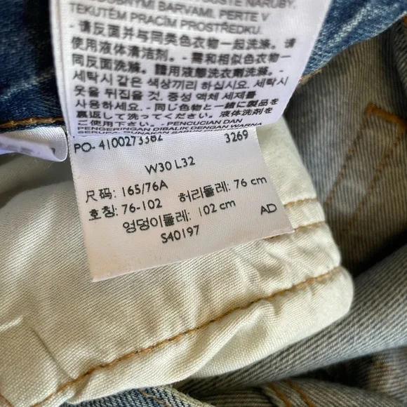 Levi’s 501 Straight Leg Women’s Jeans - Picture 3 of 7